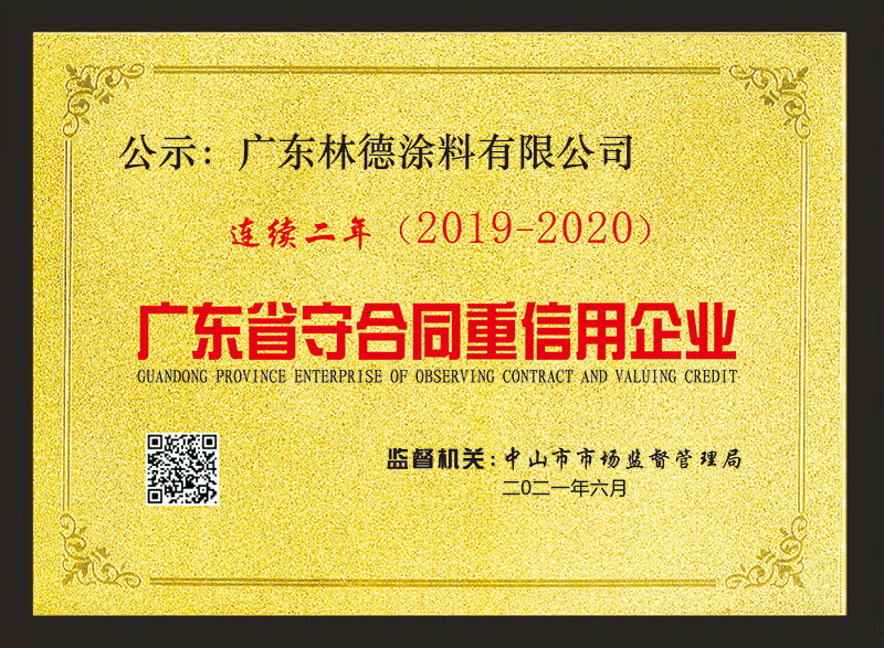 守合同重信用证书